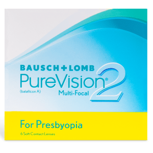 PureVision 2 For Presbyopia Contact Lenses Box - 6 Pack